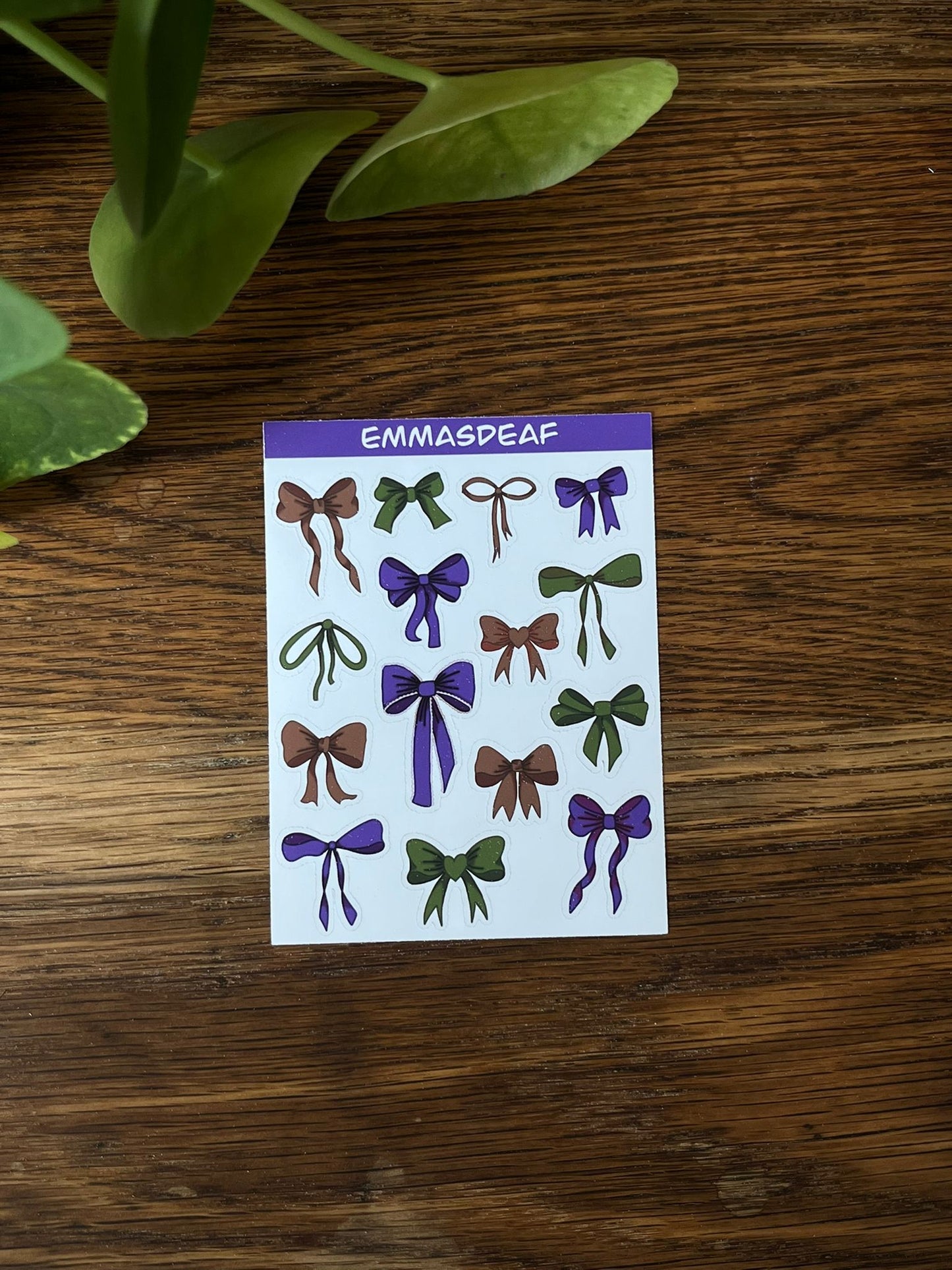 Bow tie stickersheet