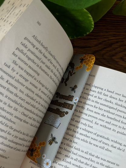 I would rather Bee reading - Bookmark