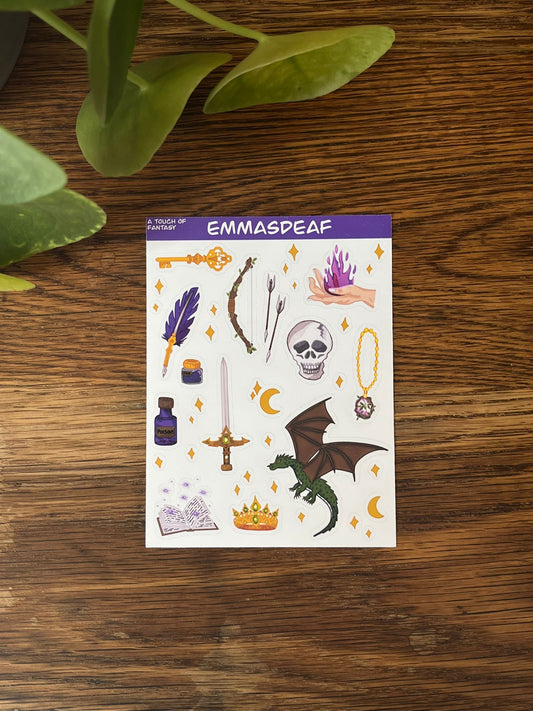 A Touch of Fantasy - Stickersheet