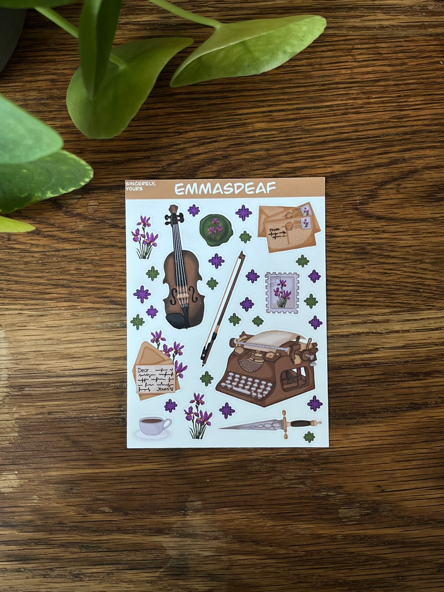 Sincerely, Yours - Stickersheet