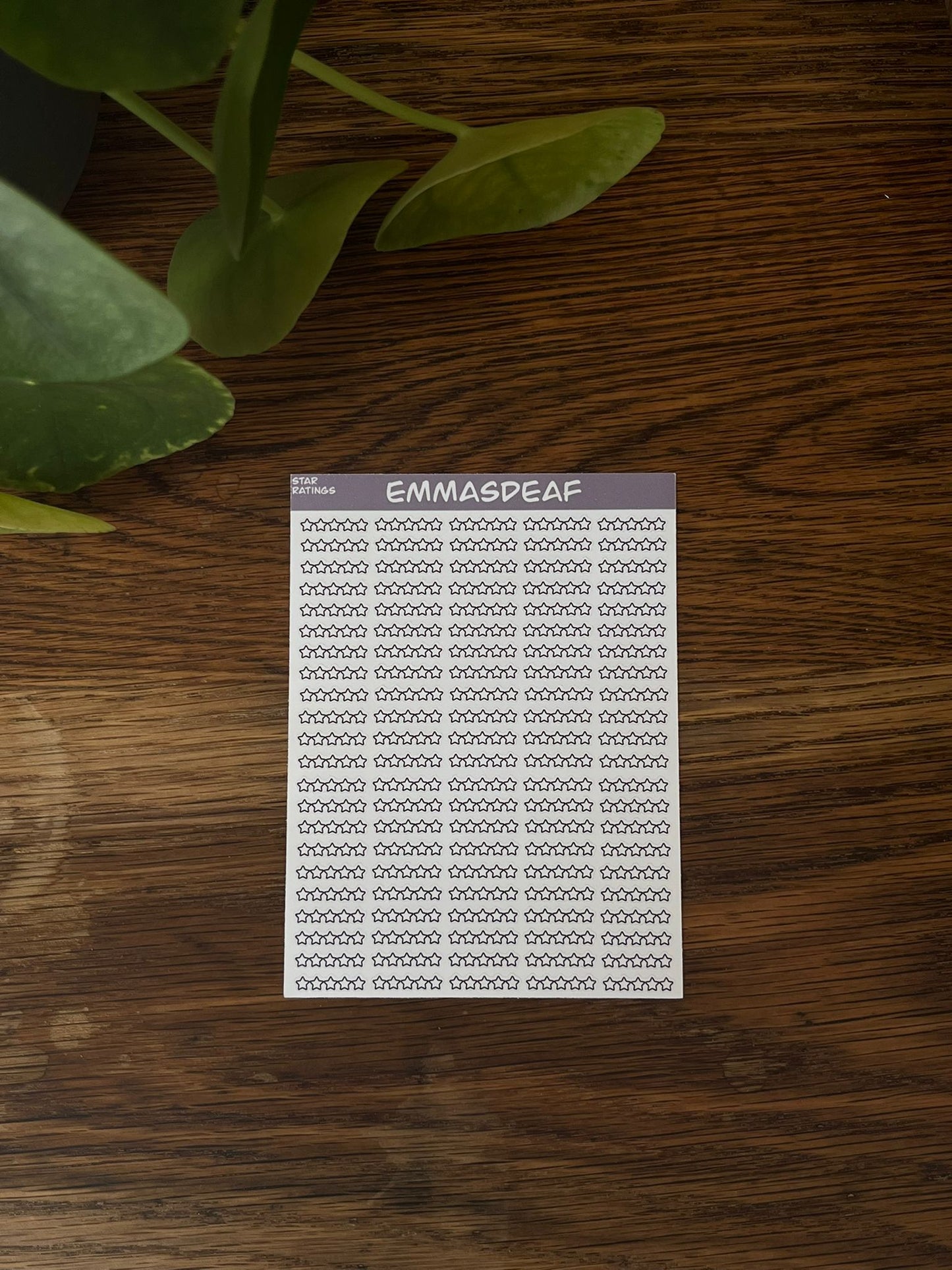 Star rating - Stickersheet