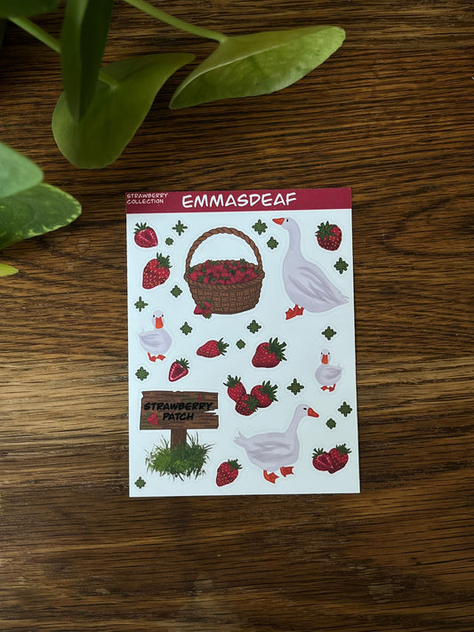 Strawberry - Stickersheet